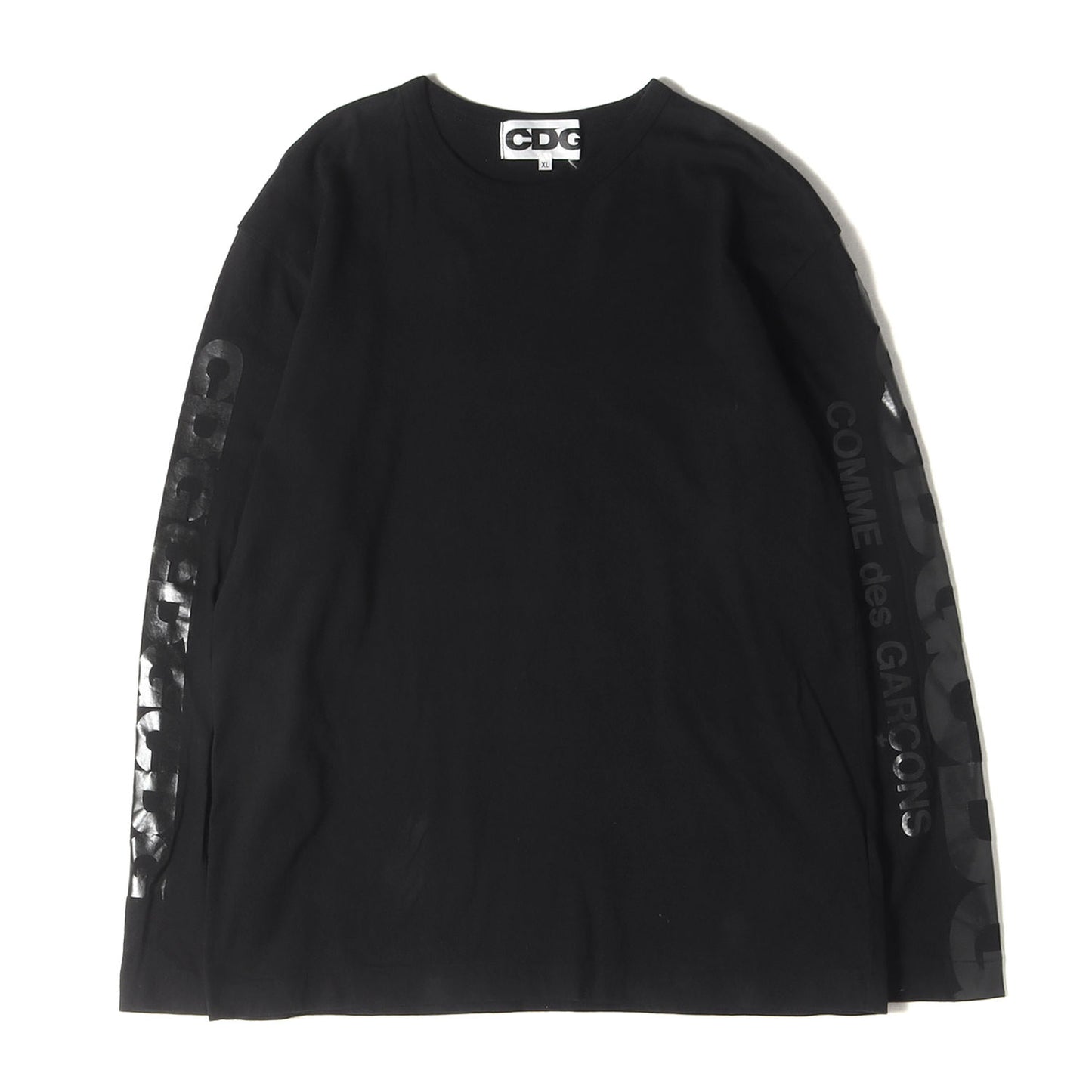 バック スリーブ ロゴ バインダーネック カットソー (SZ-T035 AD2019) / CDG