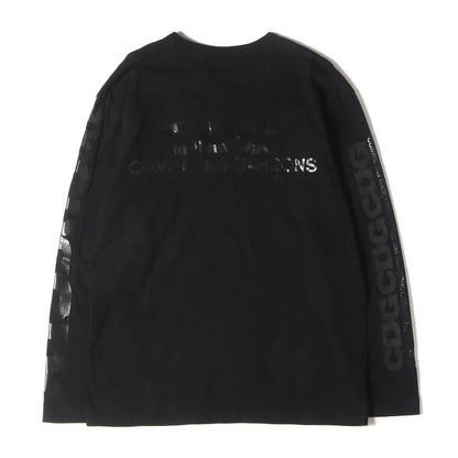 バック スリーブ ロゴ バインダーネック カットソー (SZ-T035 AD2019) / CDG