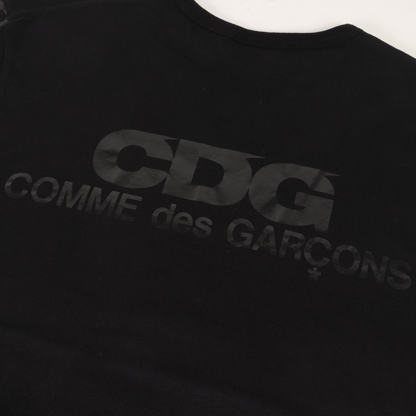 バック スリーブ ロゴ バインダーネック カットソー (SZ-T035 AD2019) / CDG