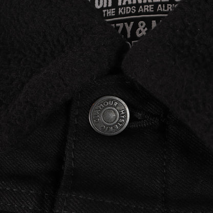 24AW × MINEDENIM バック ロゴ デニム ボア トラッカー ジャケット (Denim Jacket MND-HYS004)