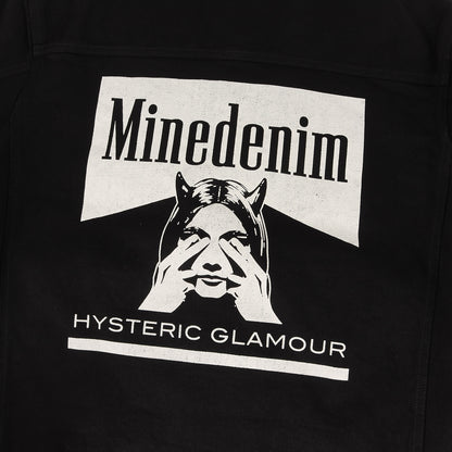 24AW × MINEDENIM バック ロゴ デニム ボア トラッカー ジャケット (Denim Jacket MND-HYS004)