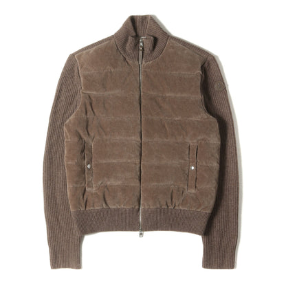 22AW ニット コンビ コーデュロイ ダウンジャケット (CARDIGAN TRICOT H20918B00012 M1241)