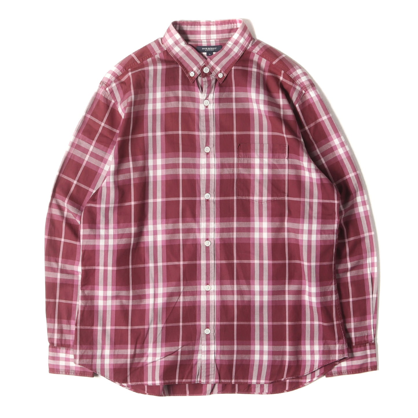 チェック ボタンダウン ドレス シャツ / LONDON