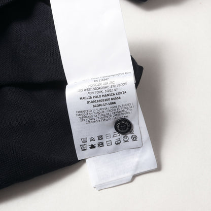 襟トリコロール コットン鹿の子 ポロシャツ(MAGLIA POLO)