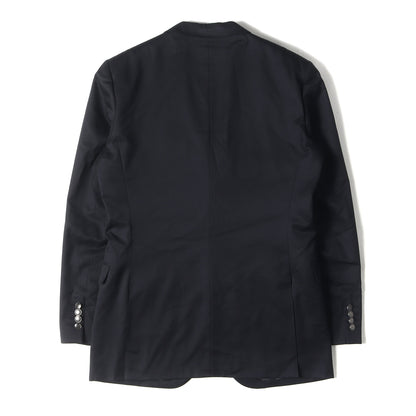 メタルボタン 2B テーラード ジャケット / 裏地チェック