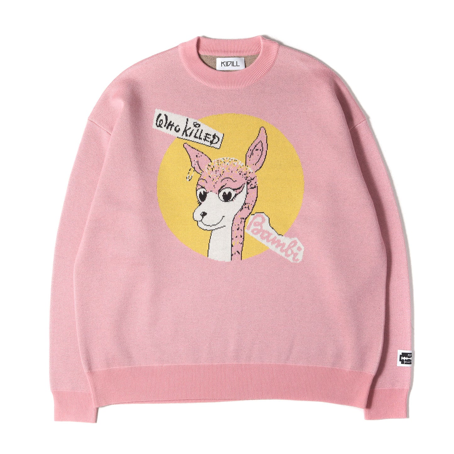 24AW × Jamie Reid バンビ ジャガード ニット (WHO KILLED BAMBI PULLOVER KL914)