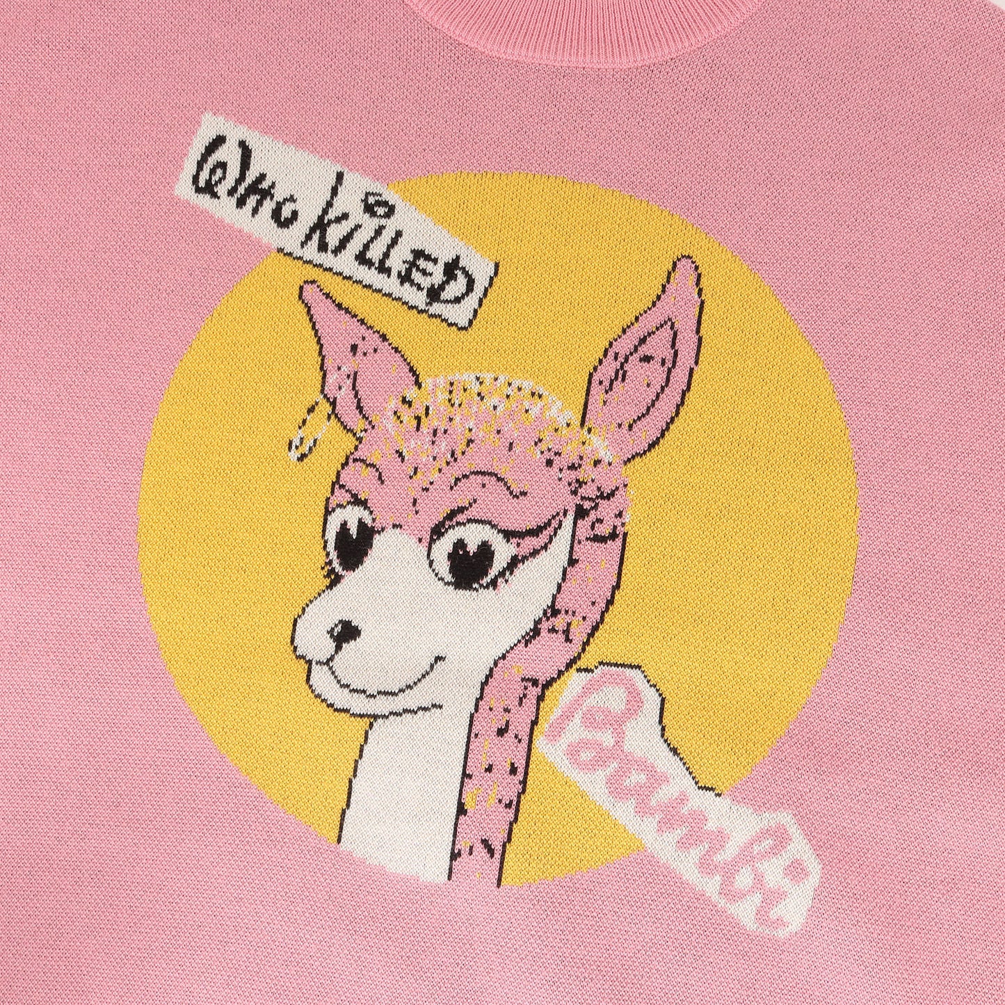24AW × Jamie Reid バンビ ジャガード ニット (WHO KILLED BAMBI PULLOVER KL914)