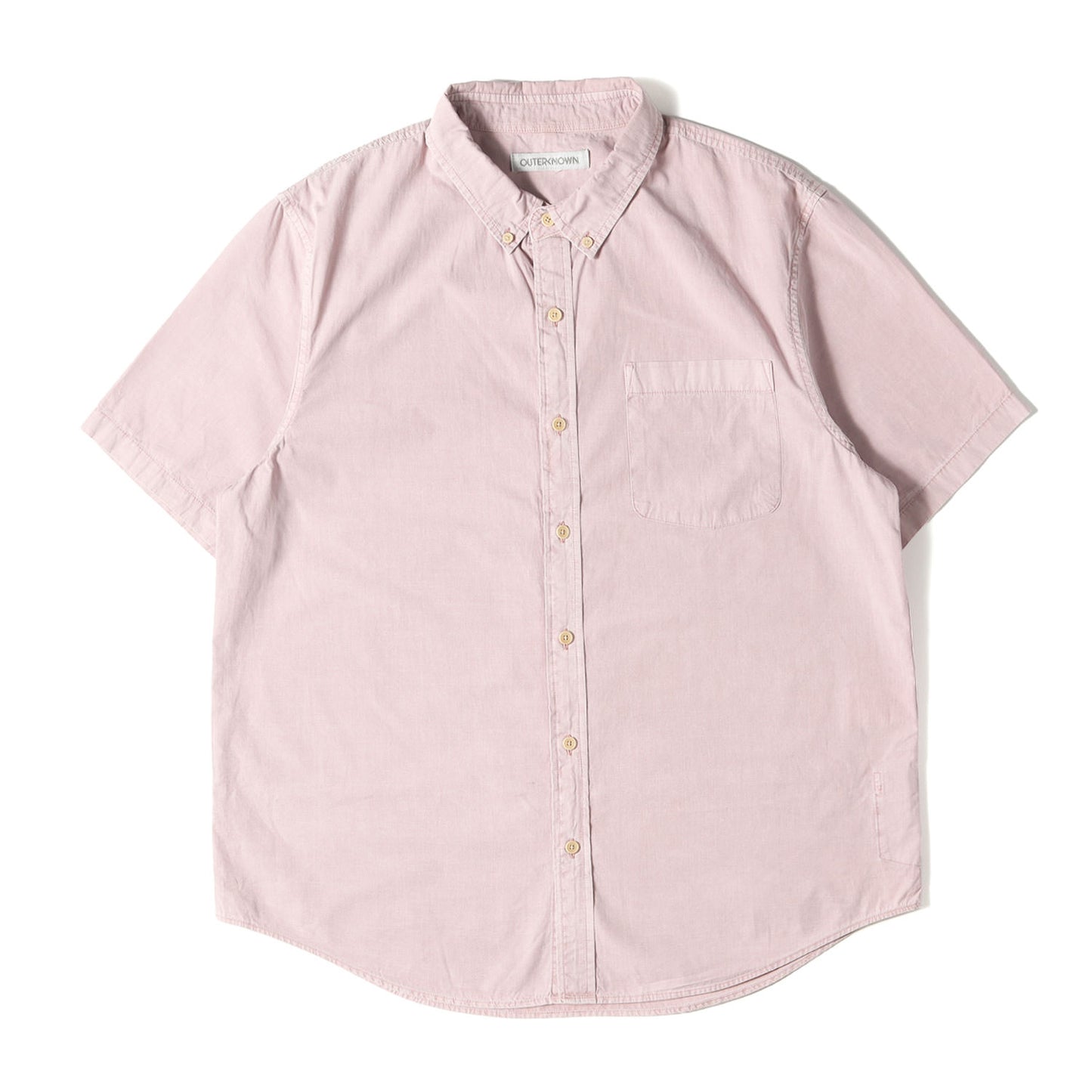 ピグメント ガーメントダイ加工 ザ ショートスリーブ スタジオ シャツ (9920700151)