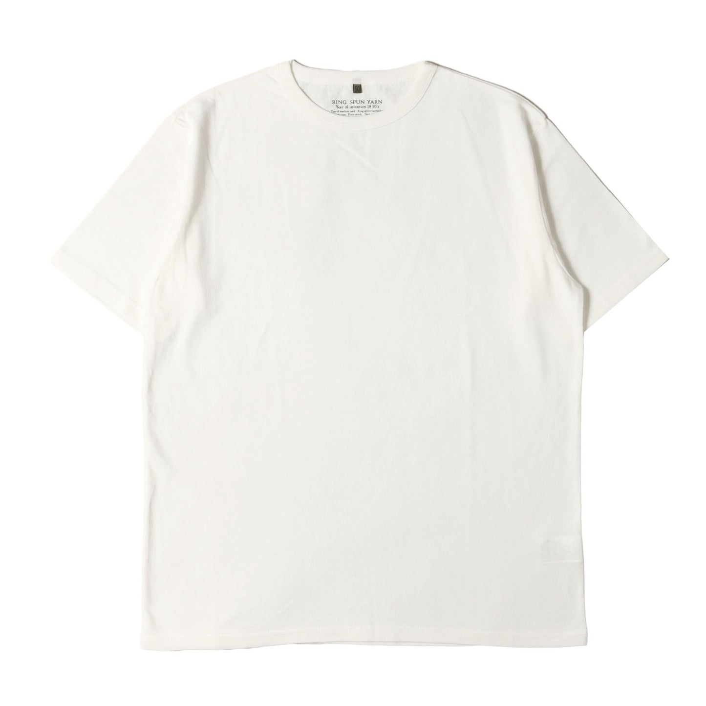 プレーン ソリッド バインダーネック Tシャツ (3-PACK GYM TEE 80340021050) / Year of invention 1830s MADE IN JAPAN