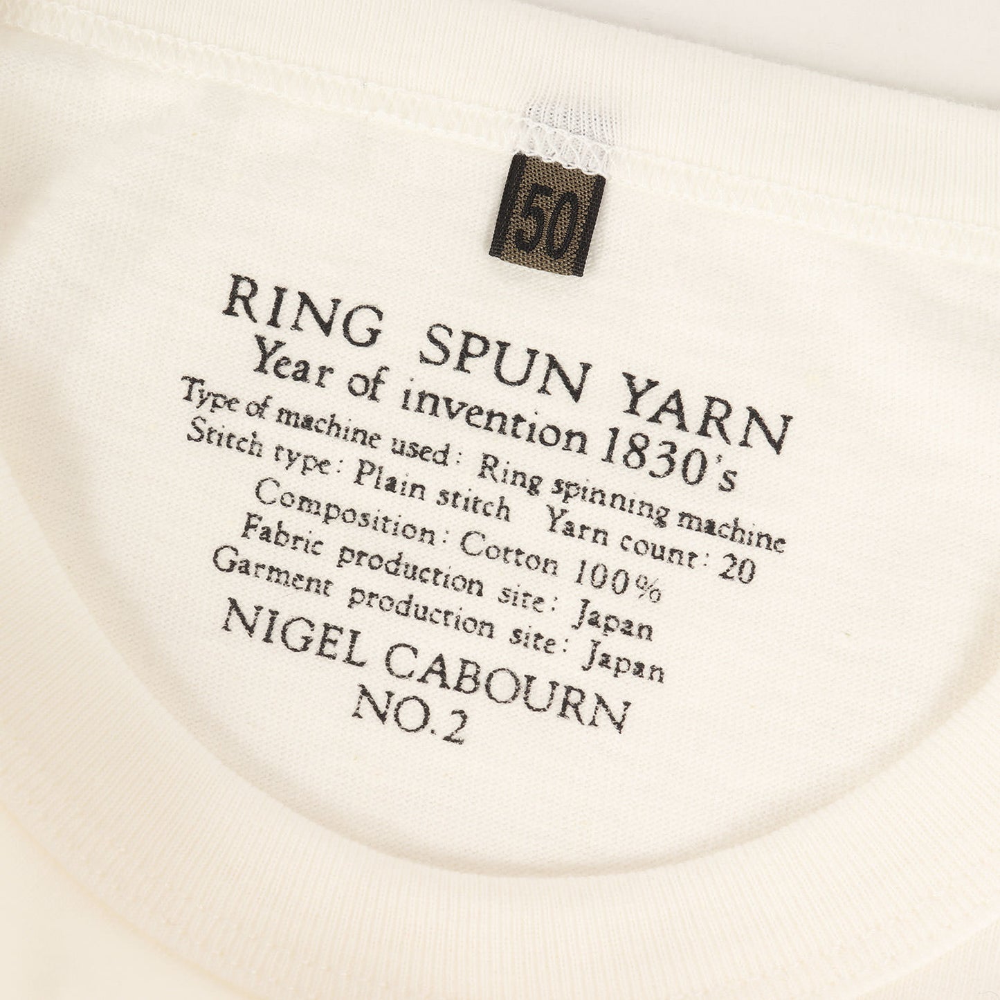 プレーン ソリッド バインダーネック Tシャツ (3-PACK GYM TEE 80340021050) / Year of invention 1830s MADE IN JAPAN