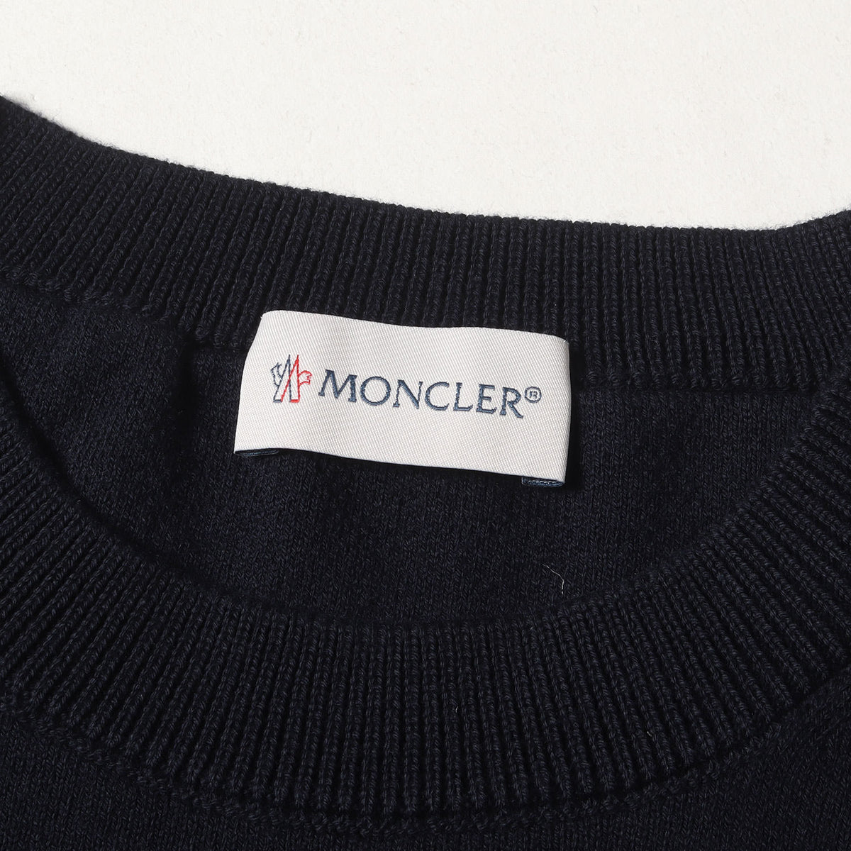 24AW ロゴワッペン 刺繍 ハイゲージ コットン ニット (GIROCOLLO TRICOT J20919C00002 M1113)