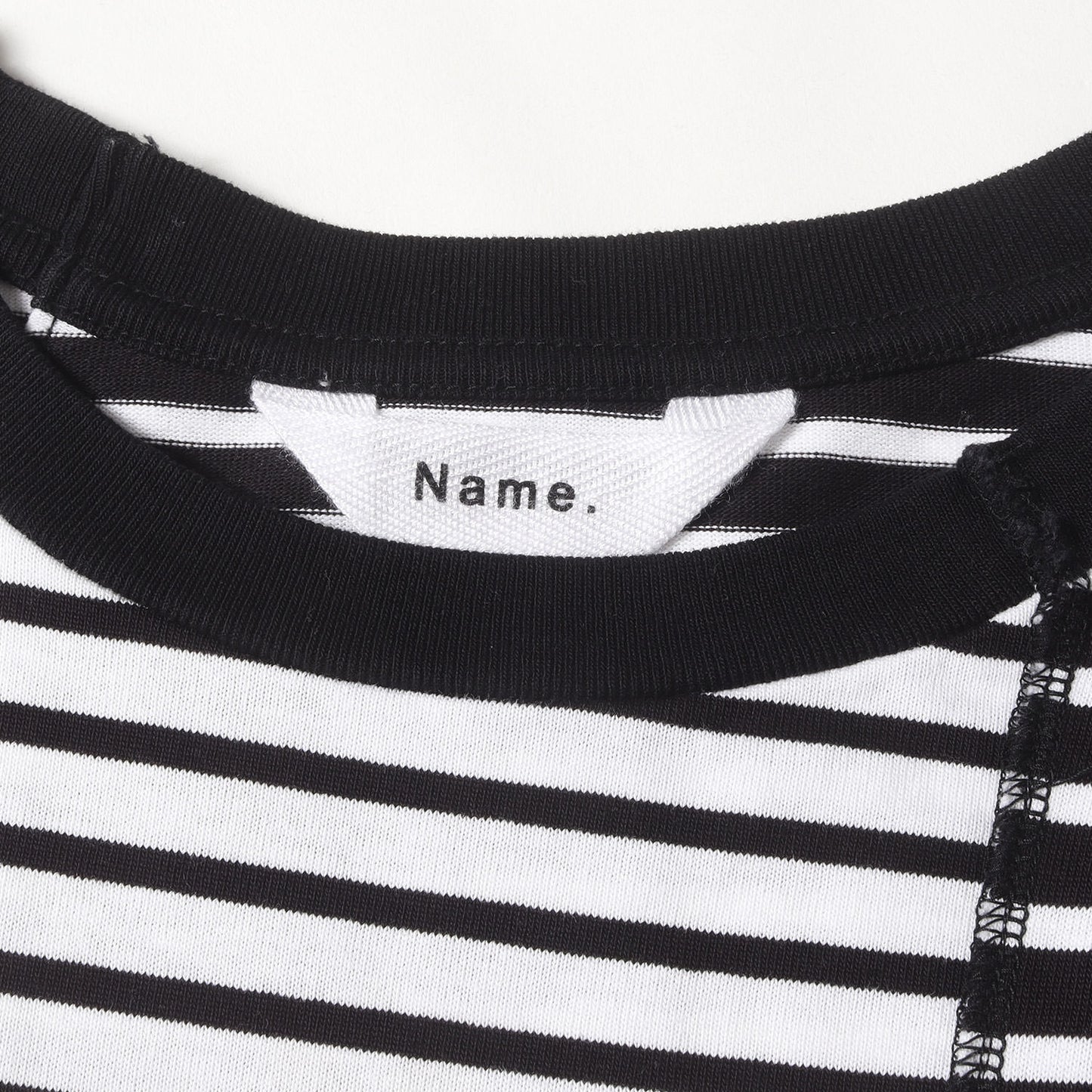 23SS アシンメトリー ビッグ ボーダー Tシャツ (ASYMMETRIC BORDER BIG TEE NUCU-23SS-002)