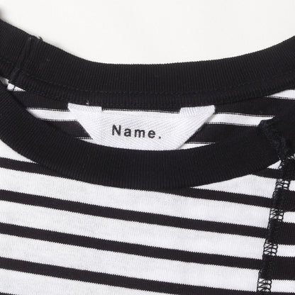 23SS アシンメトリー ビッグ ボーダー Tシャツ (ASYMMETRIC BORDER BIG TEE NUCU-23SS-002)