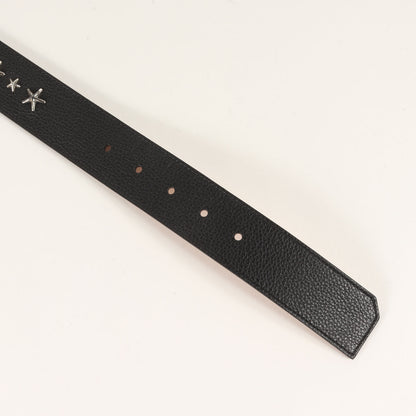 スタースタッズ ソフト グレイニー カーフ レザー ベルト (ARCHER SOFT GRAINY CALF W/STARS 202ARCHER.UUF)