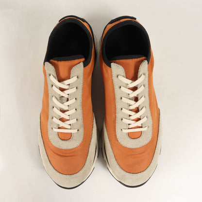 スウェード ナイロン コンビ スニーカー