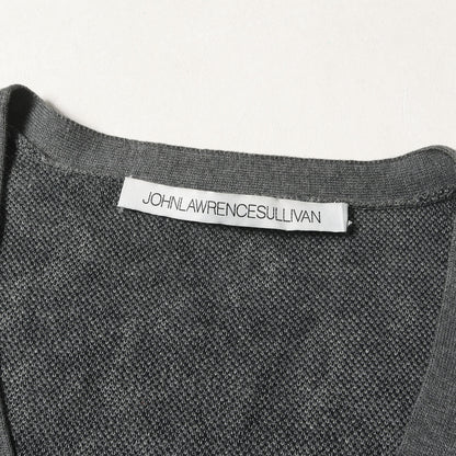 レオパード ハイゲージ コットン ニット カーディガン