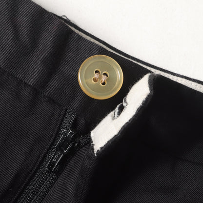 コットンツイル アンクルカット テーパード チノパンツ