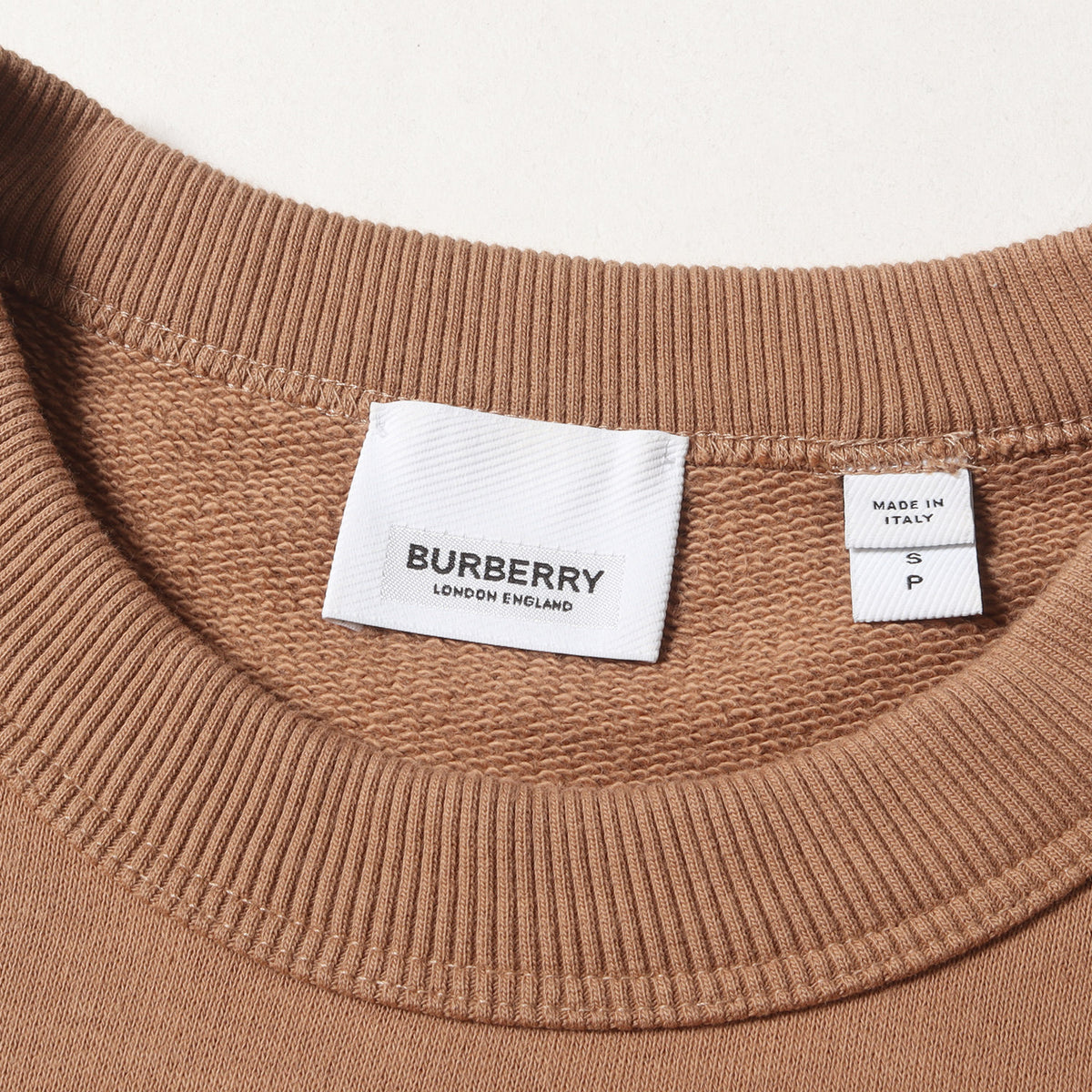 ボックスロゴ バインダーネック スウェット (Sweat shirts Mit Logo-Patch 4559628) / 裏毛