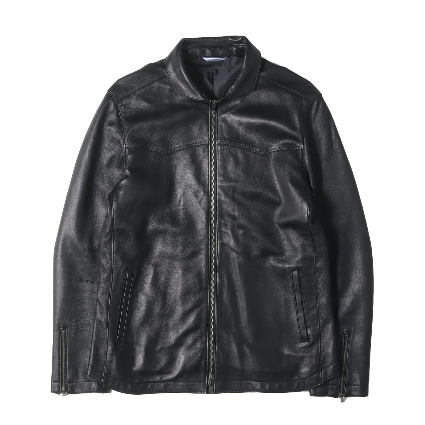 ラムレザー ジップ ジャケット