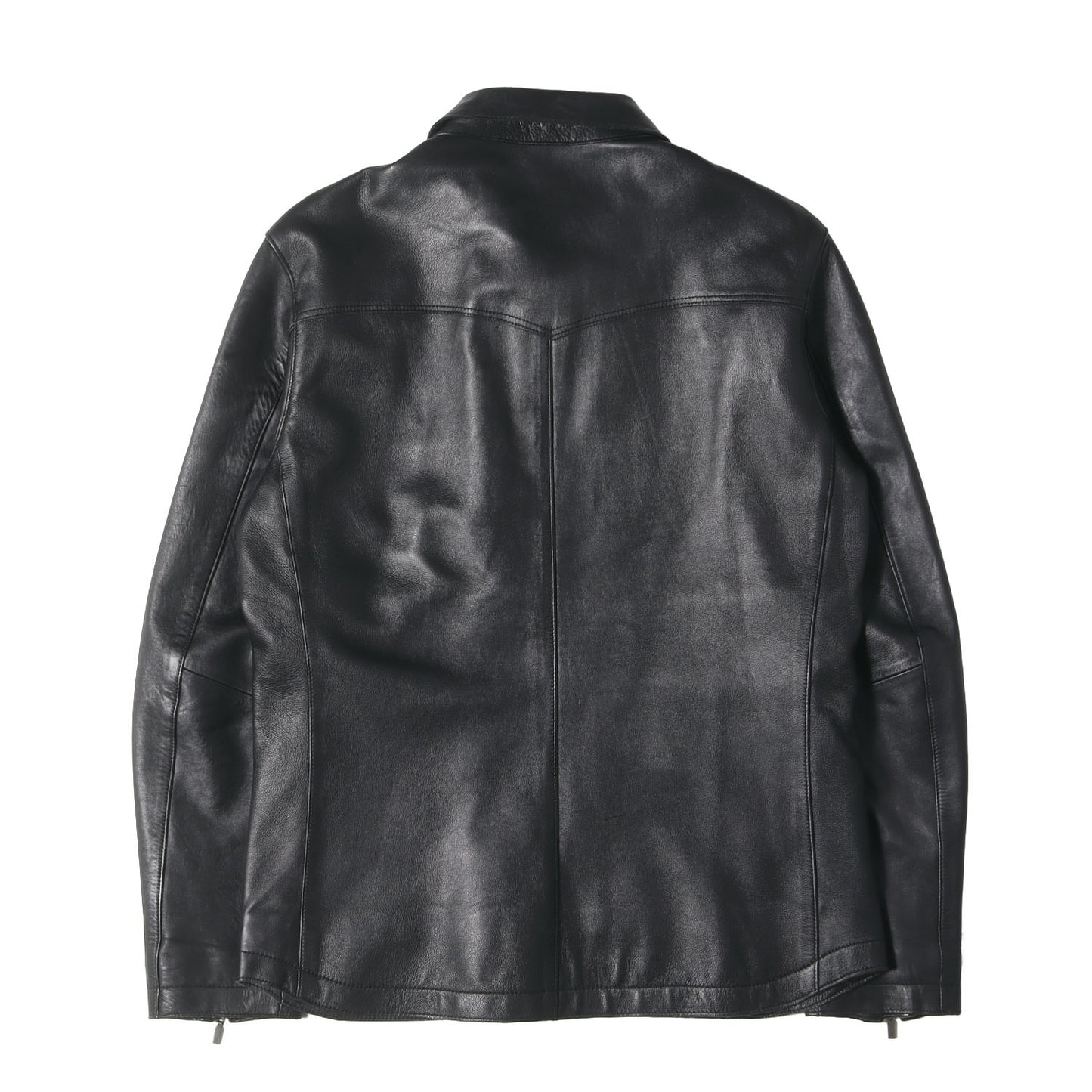 ラムレザー ジップ ジャケット