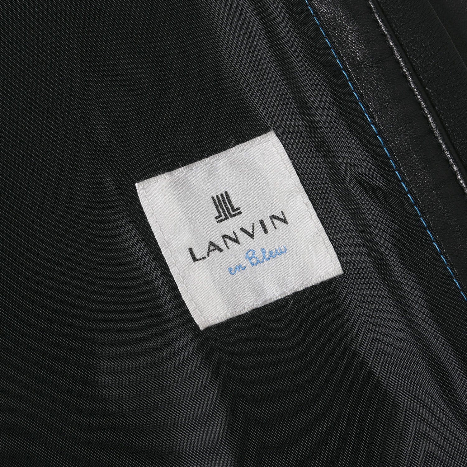 美品【LANVIN】 ジップアップ ラムレザー ジャケット LANVIN ラムレザージャケット | 5Vintage