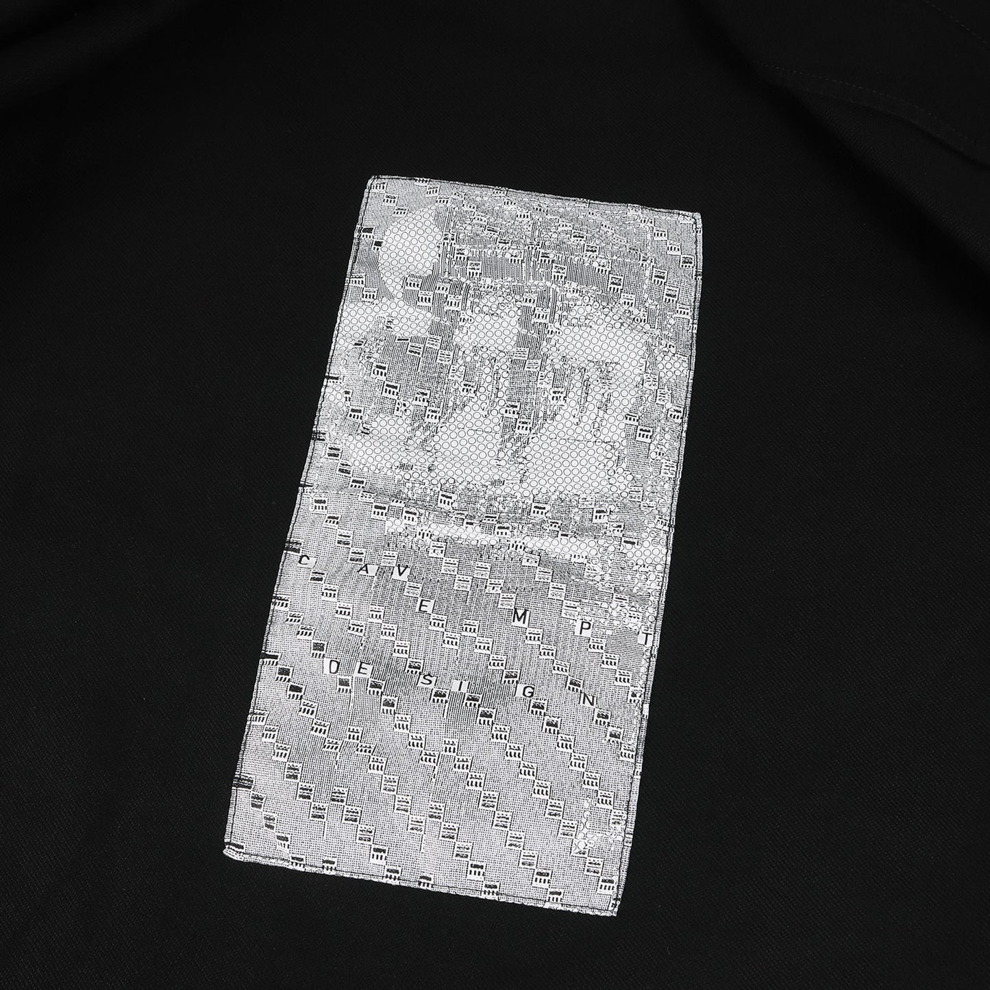 24AW バイオウォッシュ加工 CAV EMPT 刺繍 ワイドシルエット 長物 シャツ (WELT POCKETS BIG SHIRT CES26SH06)