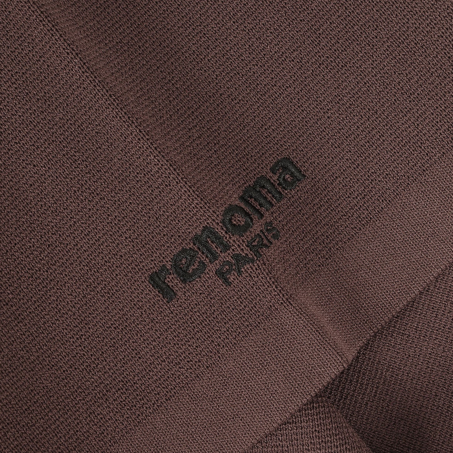 ワンポイント ロゴ 刺繍 マルチストライプ レーヨンナイロン ニット 半袖 シャツ / GOLF