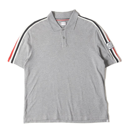 トリコロール ニットライン コットン鹿の子 ポロシャツ (MAGLIA POLO)