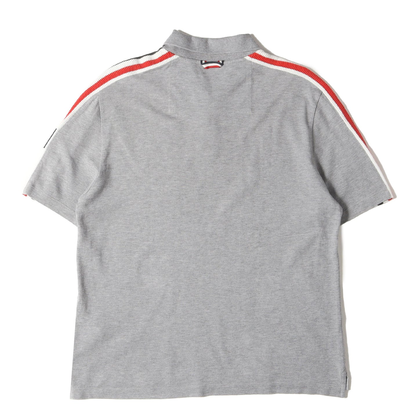 トリコロール ニットライン コットン鹿の子 ポロシャツ (MAGLIA POLO)