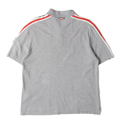 トリコロール ニットライン コットン鹿の子 ポロシャツ (MAGLIA POLO)