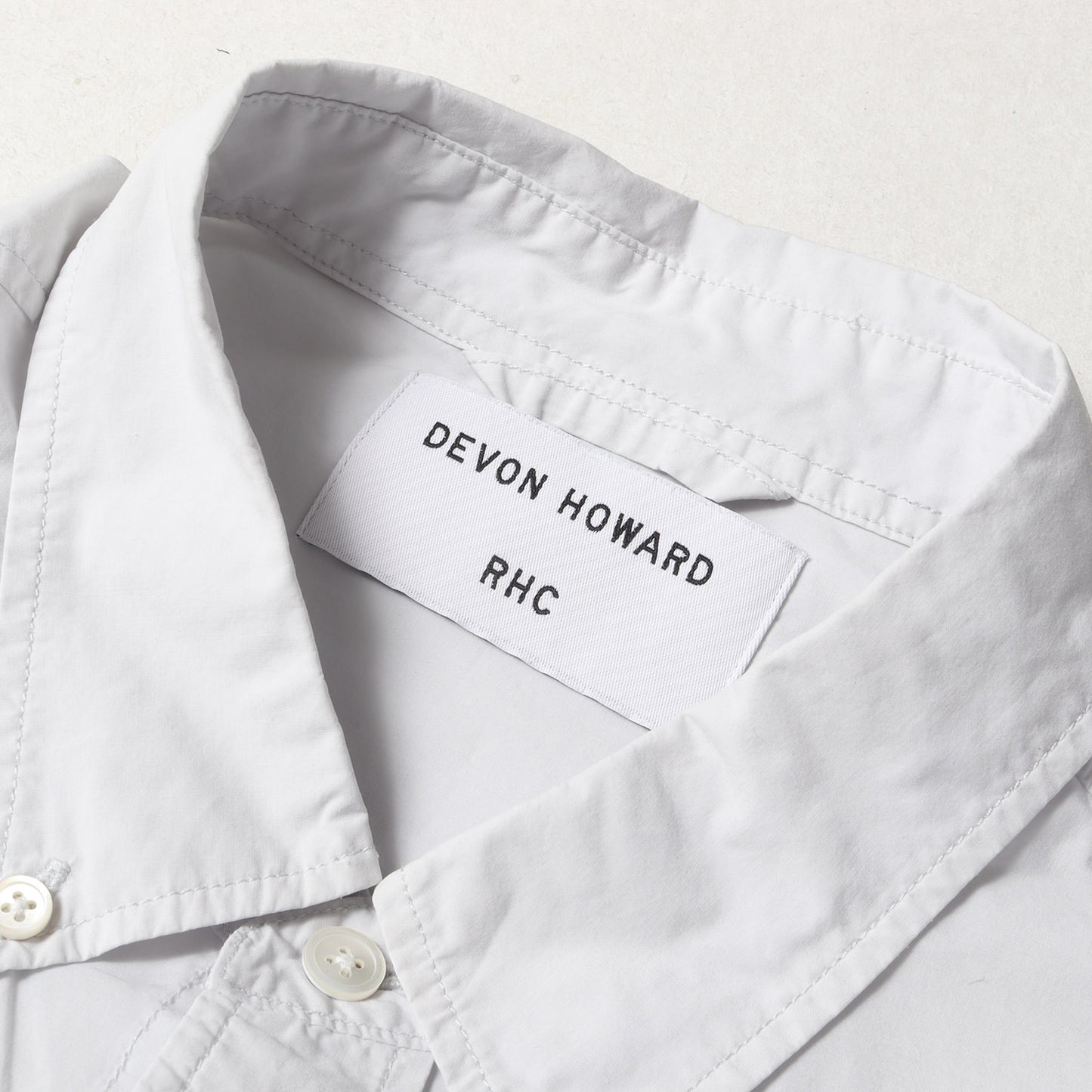 24SS × DEVON HOWARD ブロード ボタンダウン ドレス シャツ