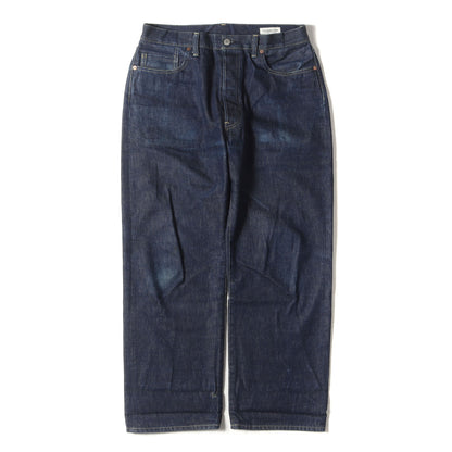 22AW セルビッジ ワイド デニム パンツ (WWII Raw Denim Wide Pants 3620600015) / ボタンフライ