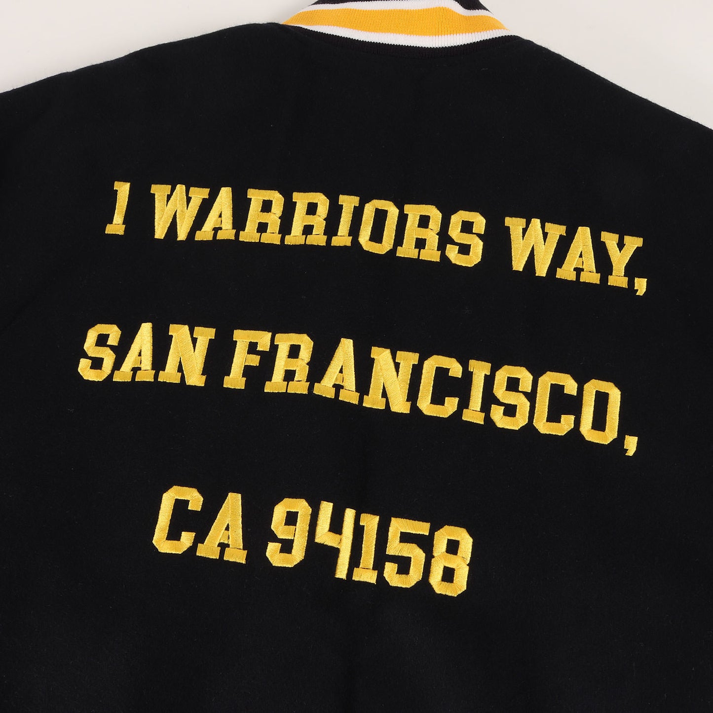 22AW GOLDEN STATE WARRIORS ウールメルトン スタジャン (NB_22AW_BM001)