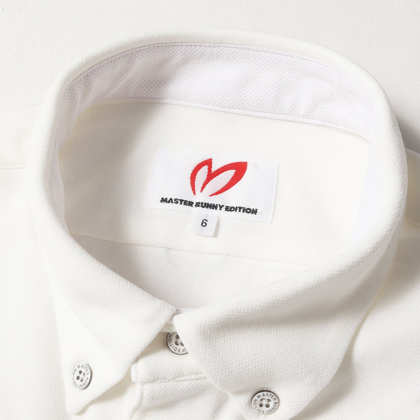 アイコン刺繍 ボタンダウン ロングスリーブ ポロシャツ (158-9261101)