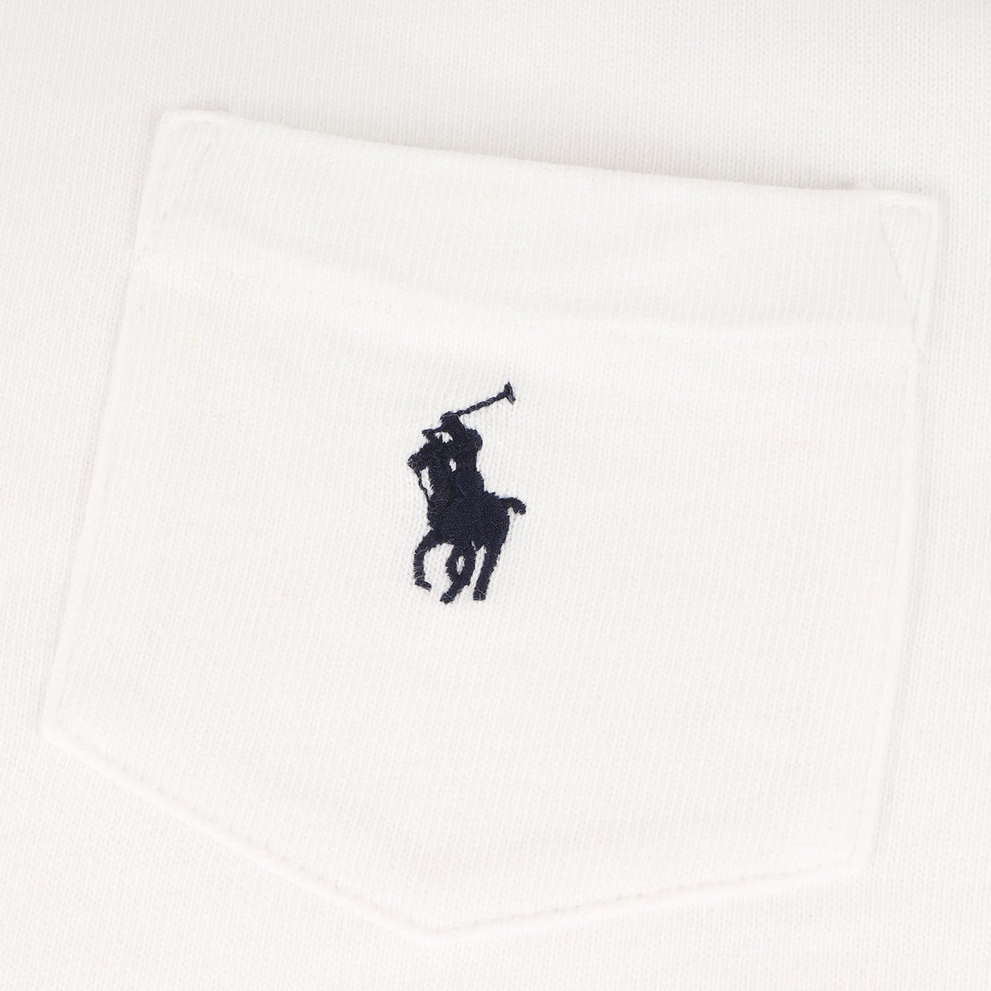 ポニー刺繍ポケット 天竺編み カットソー