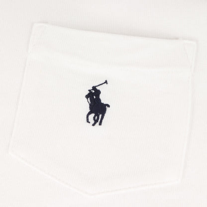 ポニー刺繍ポケット 天竺編み カットソー