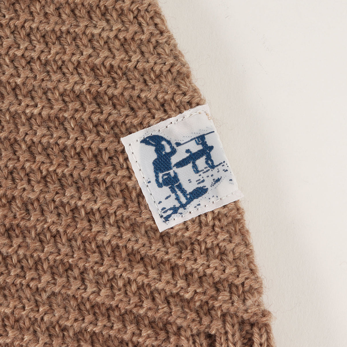 刺繍 ワンポイント ニット (AS-8774310) / MADE IN JAPAN