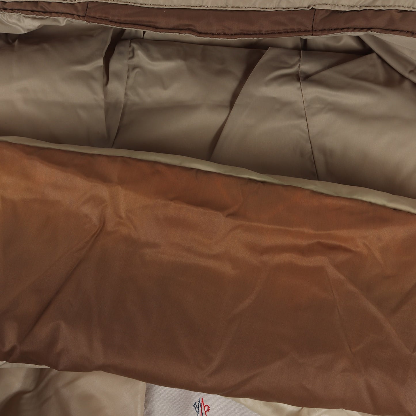 取り外し可能フード バイカラー レザー パイピング ダウンジャケット (42346/50/68959)