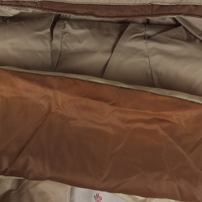 取り外し可能フード バイカラー レザー パイピング ダウンジャケット (42346/50/68959)