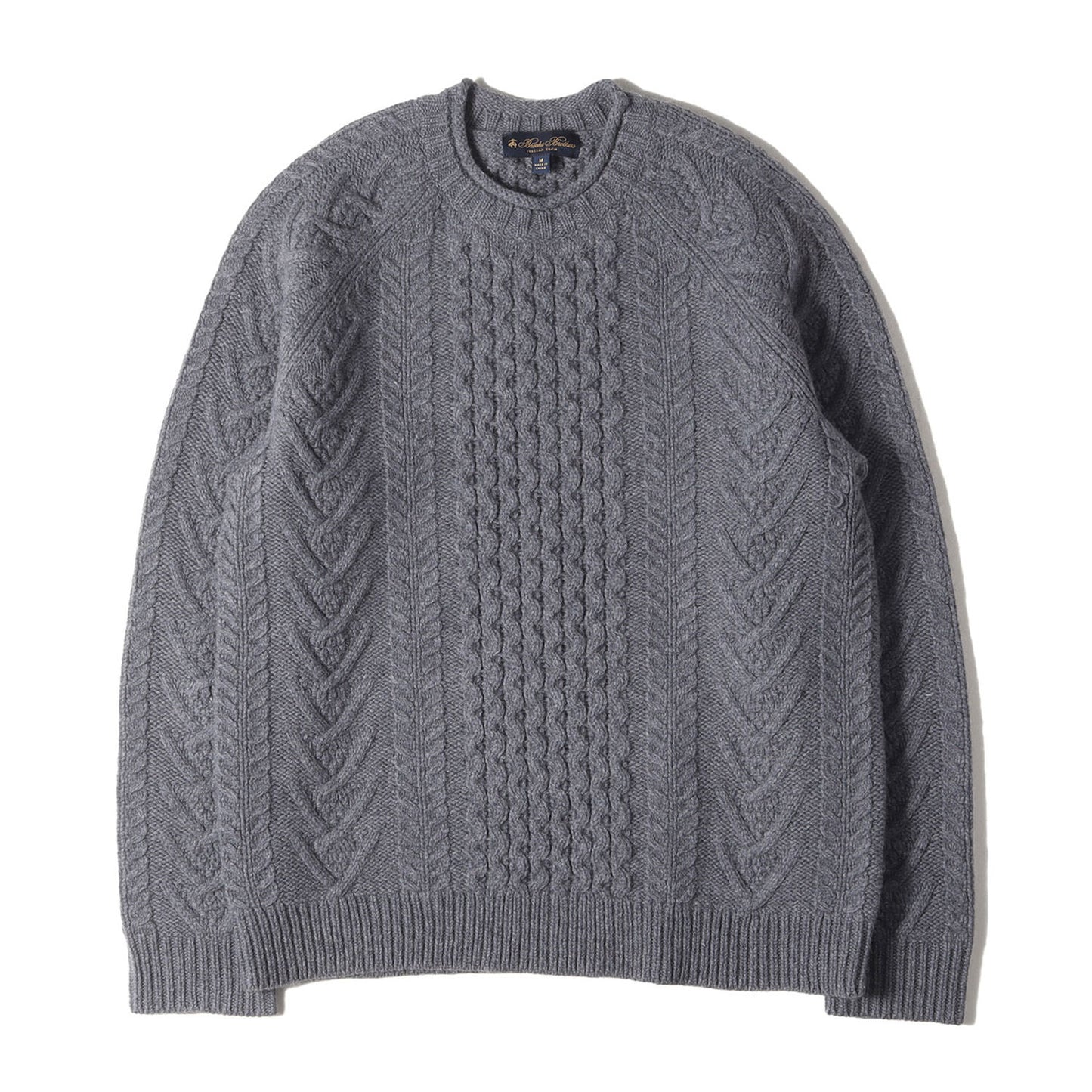 ケーブル編み メリノウール ニット / ITALIAN YARN