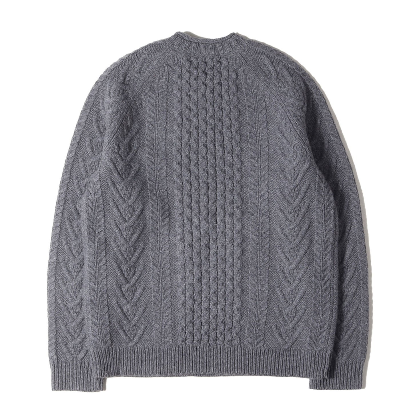 ケーブル編み メリノウール ニット / ITALIAN YARN