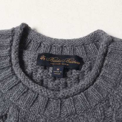 ケーブル編み メリノウール ニット / ITALIAN YARN