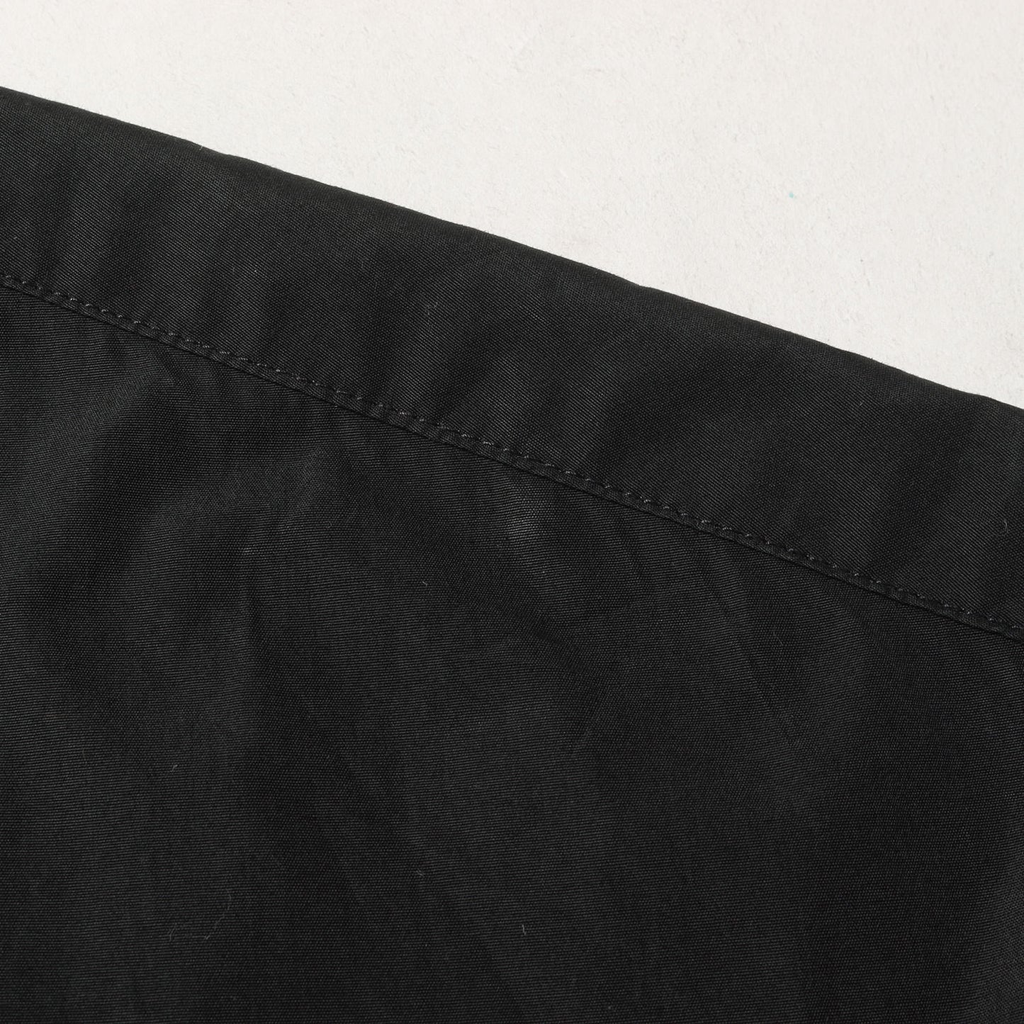 × LEGGIUNO シンセティックレザー コンビ バンドカラーシャツ