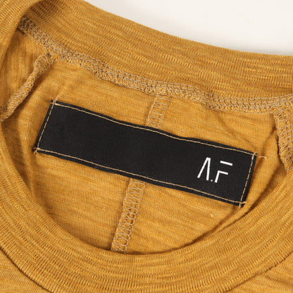 スラブ コットン ロングスリーブ Tシャツ