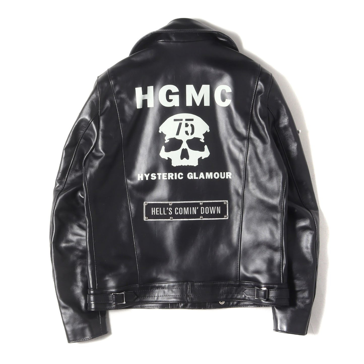 × Lewis Leathers バックスカル サイクロン ダブル レザー ライダース ジャケット (CYCLON 02201LB02)