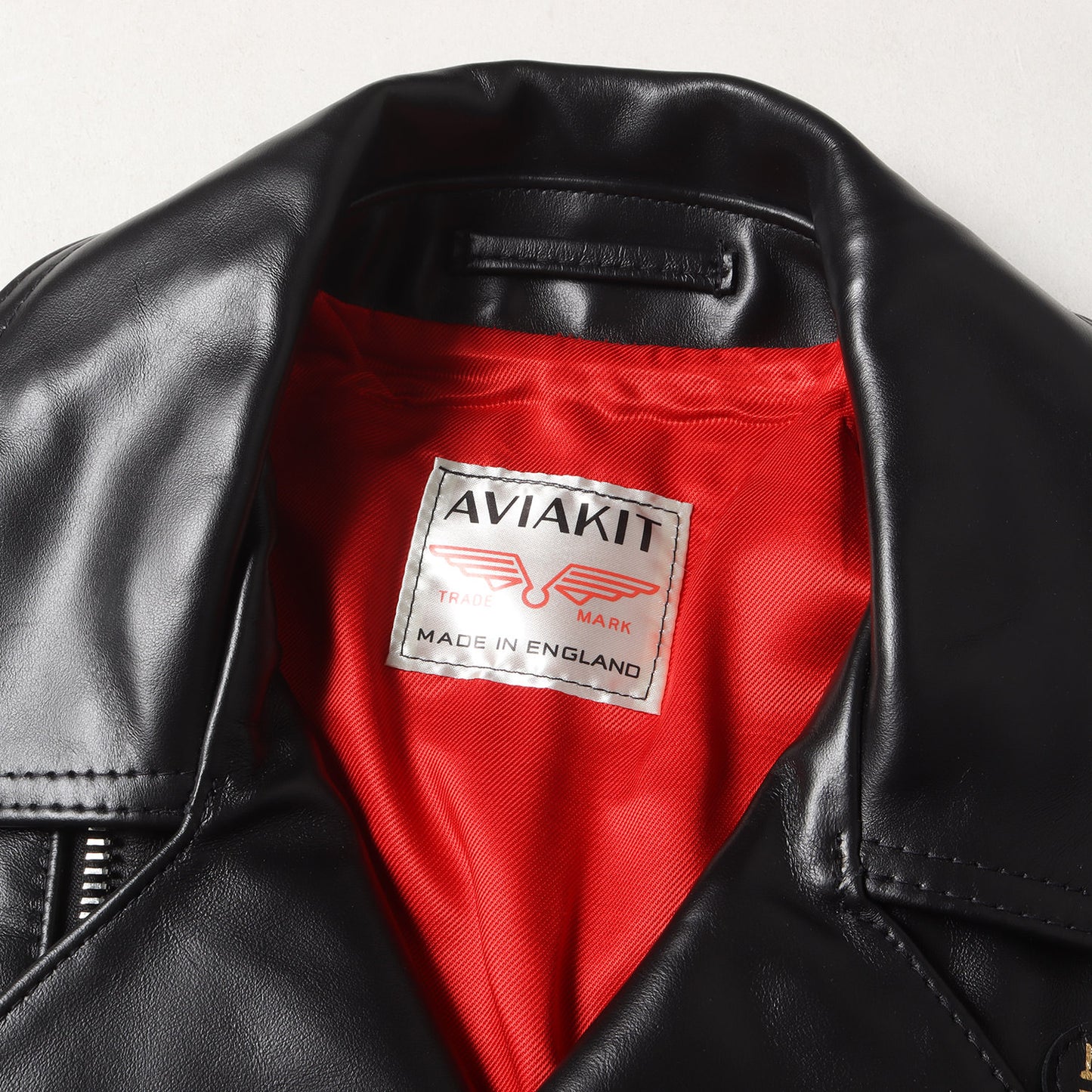 × Lewis Leathers バックスカル サイクロン ダブル レザー ライダース ジャケット (CYCLON 02201LB02)