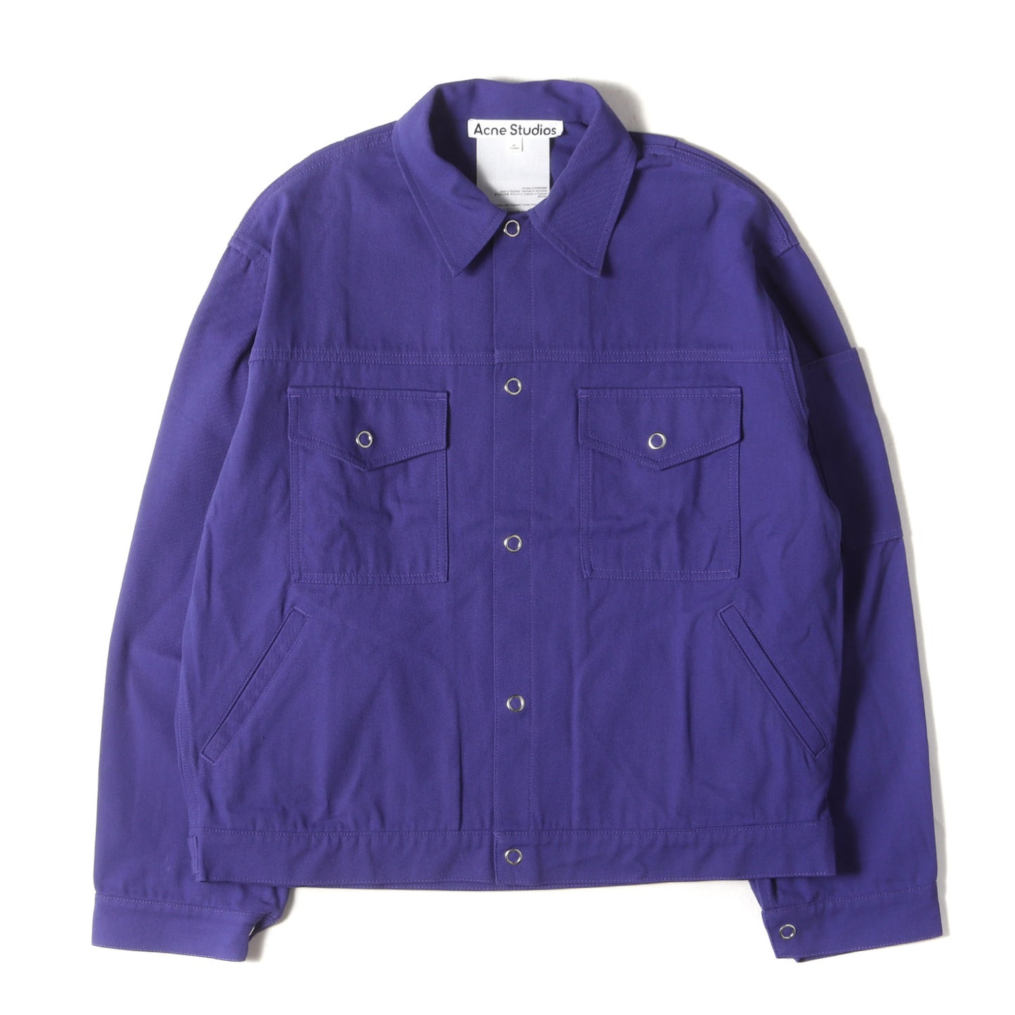 ヘビーツイル スナップボタン ワイド ワークジャケット(Ourle Twill Overshirt B90722)