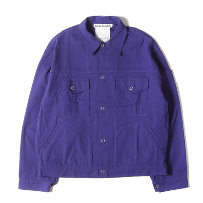 ヘビーツイル スナップボタン ワイド ワークジャケット(Ourle Twill Overshirt B90722)