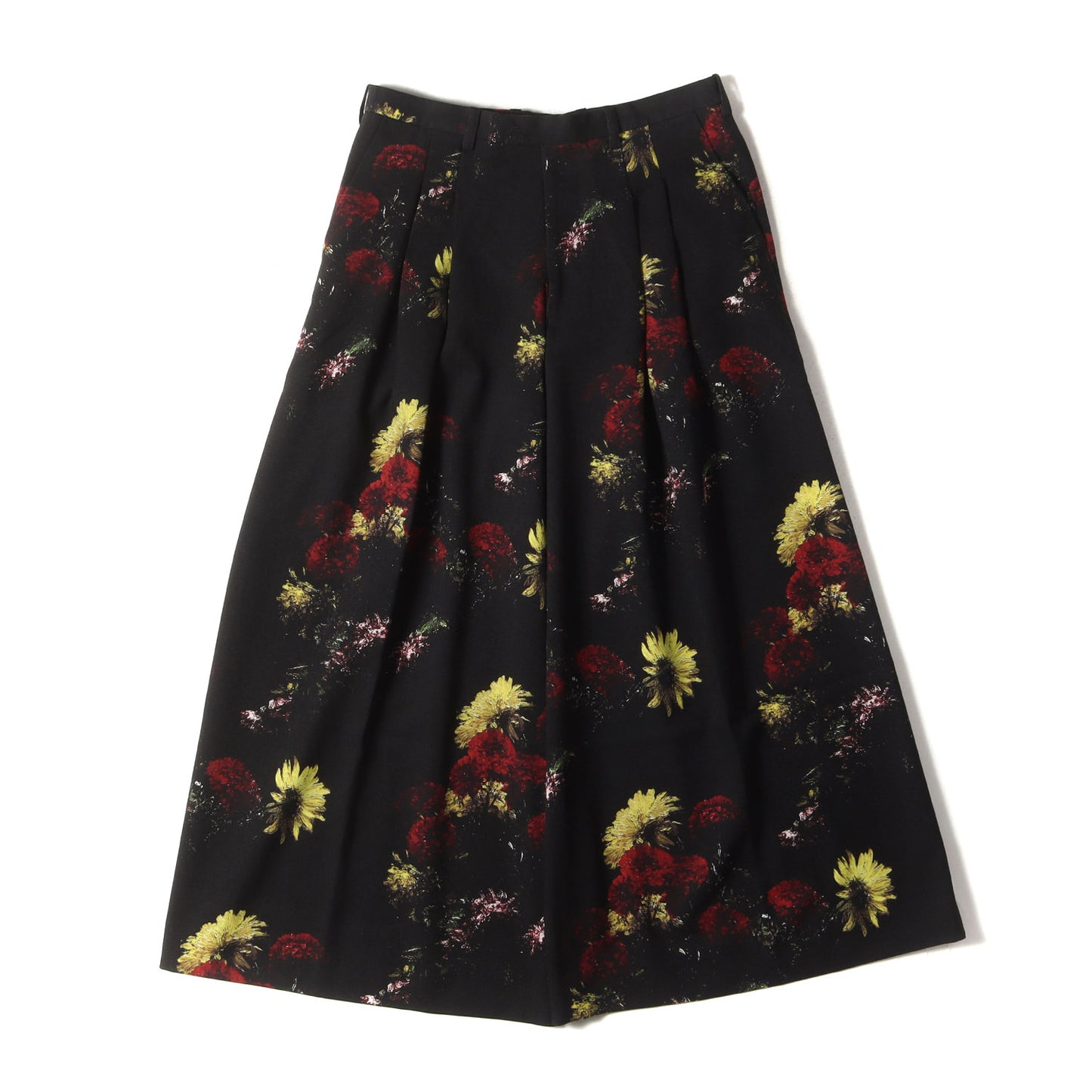 23AW ツータック カーネーション フローラル バギー スラックス パンツ (CARNATION 2TUCK WIDE FLARE SLACKS 2223-568)