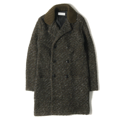 ドンキーカラー メランジ モヘア混ニット 8B コート / tricot MADE IN JAPAN